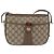 Gucci Borsa GG Supreme Web Sherry Line in PVC beige e oro 14 02 032 Auth bs33886 D'oro - vista 13
