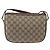 Gucci Borsa GG Supreme Web Sherry Line in PVC beige e oro 14 02 032 Auth bs33886 D'oro - vista 2