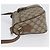 Gucci Borsa GG Supreme Web Sherry Line in PVC beige e oro 14 02 032 Auth bs33886 D'oro - vista 4