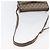Gucci Borsa GG Supreme Web Sherry Line in PVC beige e oro 14 02 032 Auth bs33886 D'oro - vista 7
