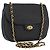 BALLY Borsa a Spalla Trapuntata con Catena Pelle Nera Oro Auth 173712 Nero D'oro