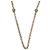 Collana Christian Dior metallo tono oro Auth bs34061