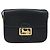 Bolso de hombro CÉLINE Carroza de cuero negro y dorado Auth ARZ121 - vista 13