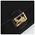 Bolso de hombro CÉLINE Carroza de cuero negro y dorado Auth ARZ121 - vista 17