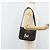 Bolso de hombro CÉLINE Carroza de cuero negro y dorado Auth ARZ121 - vista 22