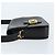 Bolso de hombro CÉLINE Carroza de cuero negro y dorado Auth ARZ121 - vista 4