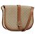 Céline CELINE Macadam Canvas Schultertasche PVC Beige Gold Auth 174598 Golden
