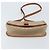 Céline CELINE Macadam Canvas Schultertasche PVC Beige Gold Auth 174598 Golden - Ansicht 5