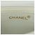 CHANEL Bolsa de Ombro Griboa V Stitch em Couro Branco Ouro CC Auth ARZ551SAV Dourado - vue 21