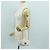 CHANEL Bolsa de Ombro Griboa V Stitch em Couro Branco Ouro CC Auth ARZ551SAV Dourado - vue 27