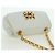 CHANEL Bolsa de Ombro Griboa V Stitch em Couro Branco Ouro CC Auth ARZ551SAV Dourado - vue 6