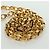 CHANEL Bolsa de Ombro Griboa V Stitch em Couro Branco Ouro CC Auth ARZ551SAV Dourado - vue 8