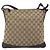 Borsa a Spalla GG Canvas Gucci Beige Argento 145857 Auth ep13742 - vista 2