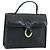 Borsa a mano in tela Trotter Christian Dior PVC nera e oro Auth ep13801 Nero D'oro