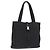 PRADA Tote Bag Nylon Black Silver Auth ka3110 Silvery
