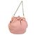 Pochette in pelle Vala Chain di Salvatore Ferragamo Rosa Oro Auth LNZ683A
