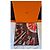 Foulard Hermès The Keys in seta marrone rosso 90x90 - vista 2