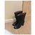 Botas Chanel de piel negra Negro - vista 2