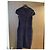 Chanel Runway Kleid Marineblau Viskose - Ansicht 3