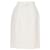 Falda de brocado de algodón blanco Chanel - vista 2