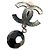 Timeless Chanel Orecchini PCO in metallo e decorati con perline nere Nero - vista 6