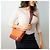 Chanel Borsa a spalla piccola in pelle di agnello chevron Gabrielle arancione - vista 5