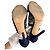 Jimmy Choo Sandali in Velluto e Pizzo Vantage 10 CM 40 Blu - vista 9