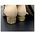 Botas de pasarela Chanel impresionantes Beige - vista 2