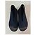 Autre Marque Sandali Lofina in pelle e camoscio blu navy - vista 9