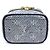 Louis Vuitton Monogram laminiertes Jacquard Mikro Vanity Schultertasche Blau Marineblau - Ansicht 3