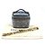 Louis Vuitton Monogram laminiertes Jacquard Mikro Vanity Schultertasche Blau Marineblau - Ansicht 8