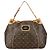 Borsa a Spalla Galliera PM Monogram Louis Vuitton Marrone Bronzo
