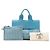 Borsa a mano Hermès Valparaiso PM in pelle Toile Chevron Blu