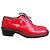 Derby Sartore Jerry in vernice rossa 36,5 Rosso