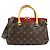 Borsa a Spalla Pallas BB di Louis Vuitton Marrone Rosso