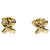 Tiffany & Co Orecchini in oro giallo 18K Tiffany con ricamo a croce