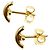 Tiffany & Co Orecchini in oro giallo 18K Tiffany con ricamo a croce - vista 2