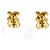 Tiffany & Co Orecchini in oro giallo 18K Tiffany con ricamo a croce - vista 3