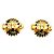Tiffany & Co Orecchini in oro giallo 18K Tiffany con ricamo a croce - vista 5