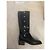 Increíbles botas Multi Logo CC de Chanel Runway Negro - vista 2