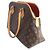 Borsa tote Evermore MM Louis Vuitton Marrone - vista 2