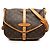 Louis Vuitton Saumur 25 Monogramma Marrone