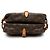 Louis Vuitton Saumur 25 Monogramma Marrone - vista 3