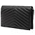 Cartera de cadena Cassandre en grano de polvo negro Saint Laurent - vista 2