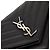Cartera de cadena Cassandre en grano de polvo negro Saint Laurent - vista 7