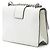 Prada Piccola Borsa Saffiano Bianca con Catena Sound Lock Bianco Bianco sporco - vista 2