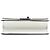 Prada Piccola Borsa Saffiano Bianca con Catena Sound Lock Bianco Bianco sporco - vista 3