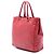 Tote aperto convertibile in vitello daino rosso Prada - vista 2