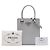 Prada Tote Piccolo in Pelle Spazzolata Grigia Marrone - vista 12