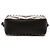 Borsa a tracolla Valentino in pelle nera con stampa a zigzag Rockstud Nero - vista 3